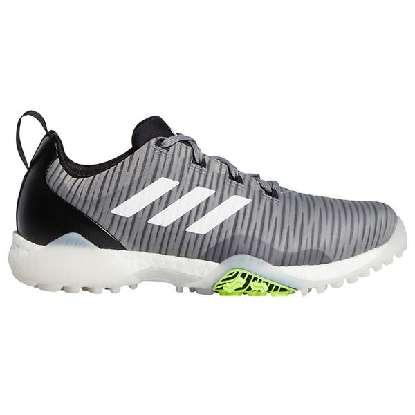 Compare prices on adidas CODECHAOS Golf Shoes - Grey White Signal Green
