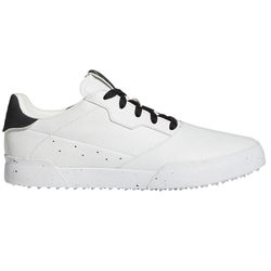 adidas Ladies adicross Retro Golf Shoes White/Black/White - White Black White - White Black White