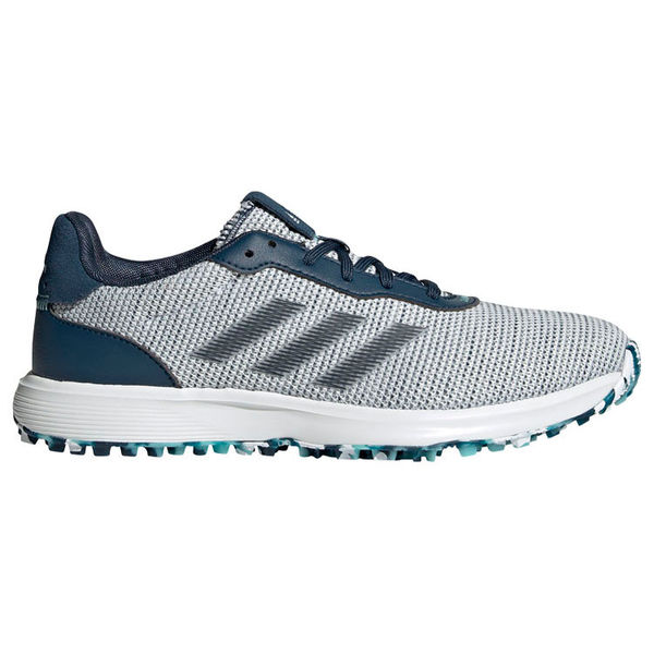 Compare prices on adidas Ladies S2G Textile Spikeless Golf Shoes - Navy White Haze Sky