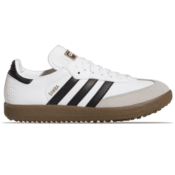 adidas Samba Limited Edition Spikeless Golf Shoes - White Black Gold 2022