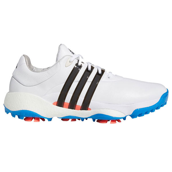 Compare prices on adidas Tour 360 Golf Shoes - White Black Blue Rush