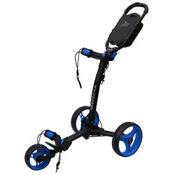 Axglo TriLite 3 Wheel Golf Trolley - Black Blue