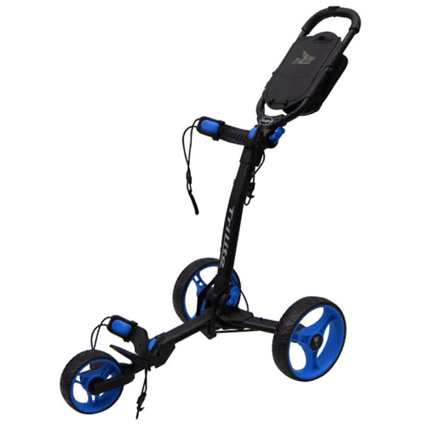 Compare prices on Axglo TriLite 3 Wheel Golf Trolley - Black Blue