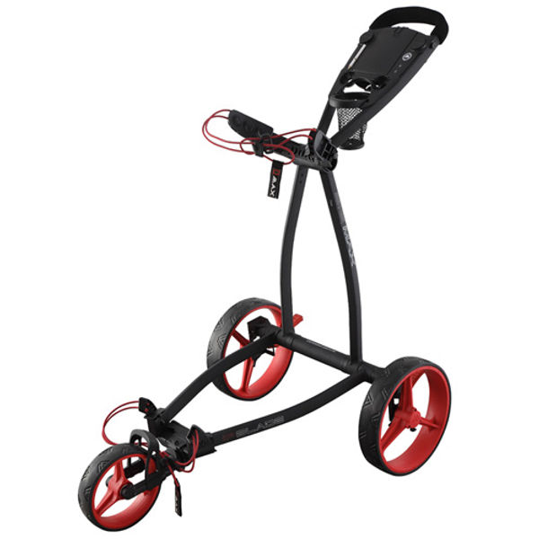 Compare prices on Big Max Blade IP FF 3 Wheel Golf Trolley - Black Red