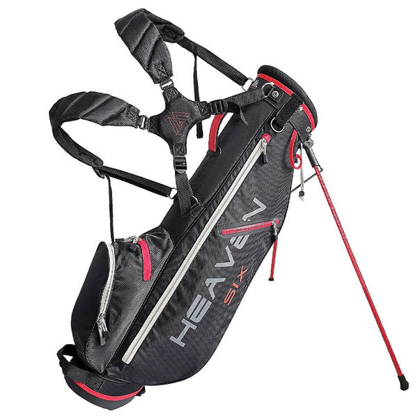 Compare prices on Big Max Heaven 6 Golf Stand Bag - Black Red