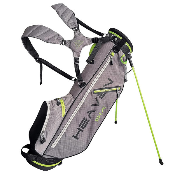Compare prices on Big Max Heaven 6 Golf Stand Bag - Charcoal Black Lime