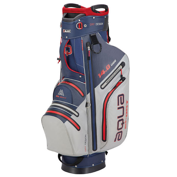 Compare prices on Big Max I-Dry Aqua Sport 3 Golf Cart Bag - Navy Silver Red
