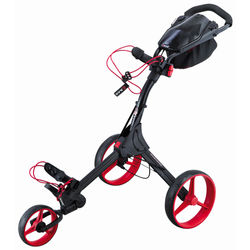 Big Max IQ+ 3 Wheel Golf Trolley - Black Red
