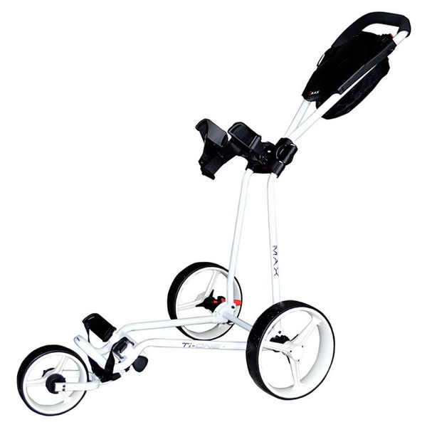 Compare prices on Big Max Ti One 3 Wheel Golf Trolley - White