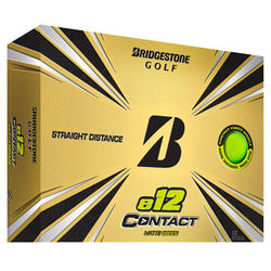 Bridgestone e12 Contact Matte Golf Balls - Green