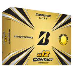 Bridgestone e12 Contact Matte Golf Balls - Yellow