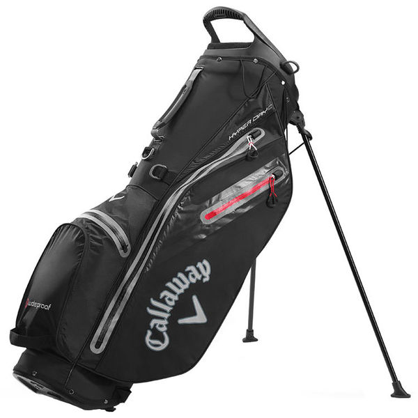 Compare prices on Callaway 2021 Hyper Dry C Golf Stand Bag - Black Charcoal Red