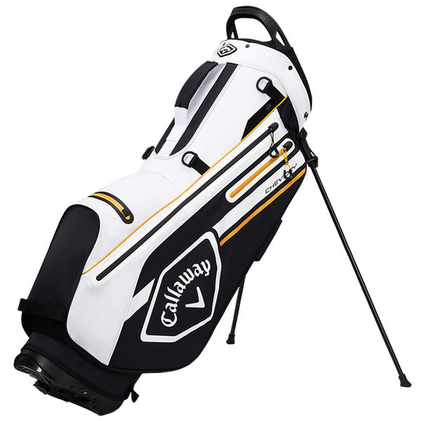 Compare prices on Callaway Chev Dry Golf Stand Bag - Black White Gold