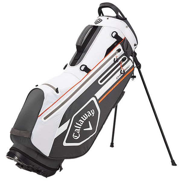 Compare prices on Callaway Chev Dry Golf Stand Bag - Charcoal White Orange