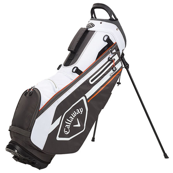 Compare prices on Callaway Chev Golf Stand Bag - Charcoal White Orange