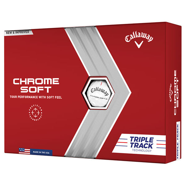 Compare prices on Callaway Chrome Soft Triple Track Golf Balls - White
