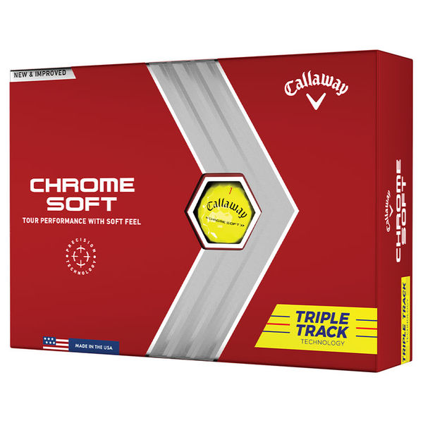 Compare prices on Callaway Chrome Soft Triple Track Golf Balls - Yellow
