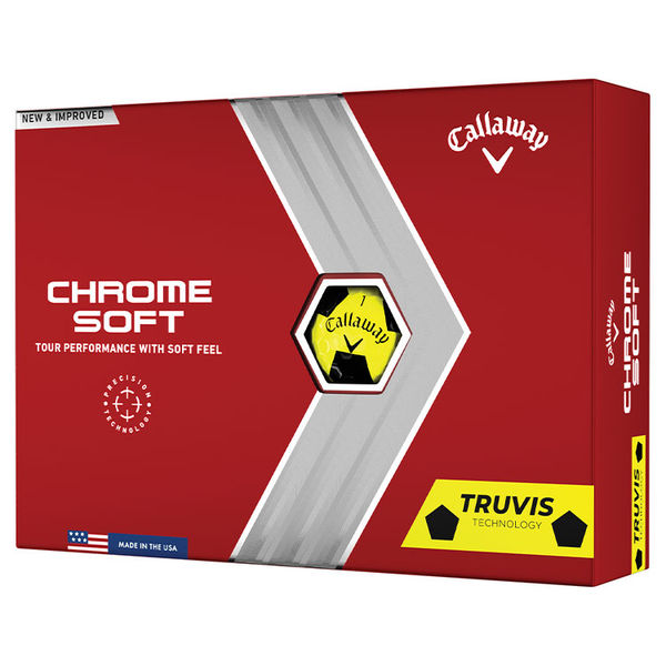 Compare prices on Callaway Chrome Soft Truvis Golf Balls - Yellow Black