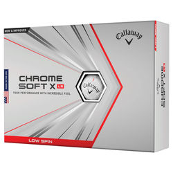 Callaway Chrome Soft X LS Golf Balls - White