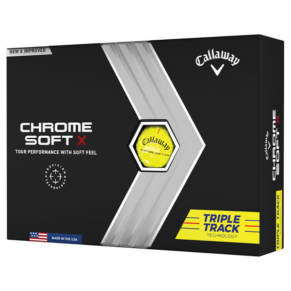 Compare prices on Callaway Chrome Soft X Triple Track Golf Balls - Yellow