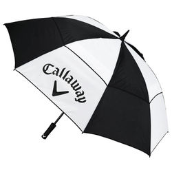 Callaway Double Canopy Golf Umbrella - Black White