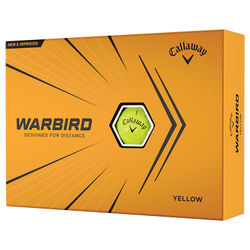 Callaway Warbird Personalised Logo Golf Balls - Yellow