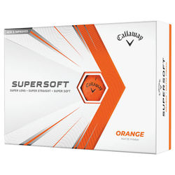 Callaway Supersoft Matte Golf Balls - Orange