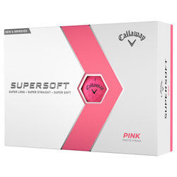 Callaway Supersoft Matte Golf Balls - Pink