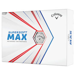 Callaway Supersoft Max Personalised Logo Golf Balls - White