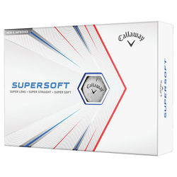 Callaway Supersoft Personalised Logo Golf Balls - White
