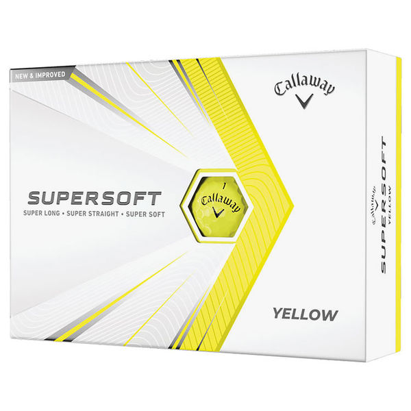 Compare prices on Callaway Supersoft Personalised Logo Golf Balls - Yellow