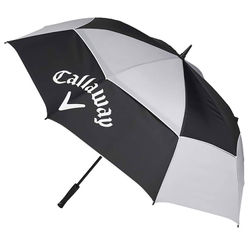 Callaway Tour Authentic Double Canopy Golf Umbrella - Black Grey White