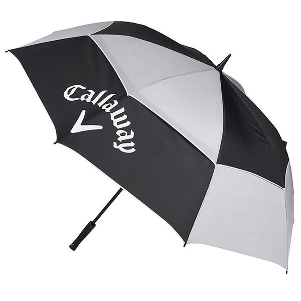 Compare prices on Callaway Tour Authentic Double Canopy Golf Umbrella - Black Grey White