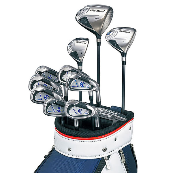 Compare prices on Cleveland CG 11-Piece Golf Package Set Steel Cart Bag