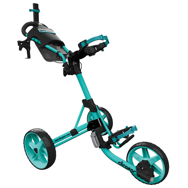Compare prices on Clicgear 4.0 3 Wheel Golf Trolley - Soft Teal