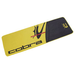 Cobra Crown Players Golf Towel - Black Yellow