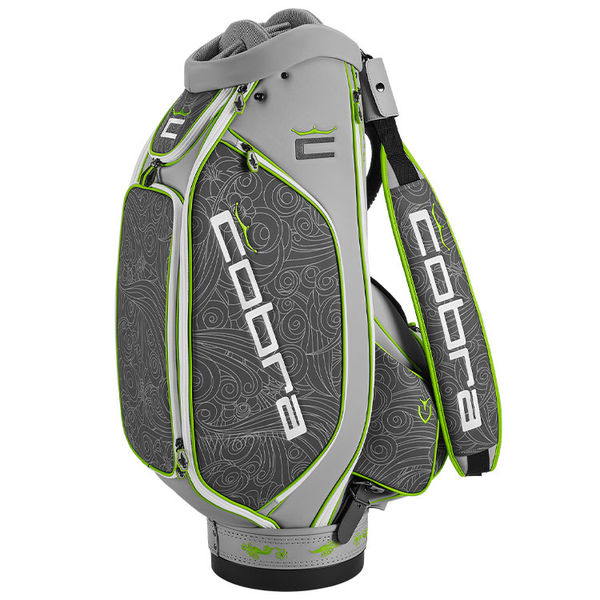 Compare prices on Cobra Gust O' Wind Golf Tour Staff Bag - Greenery Bright White