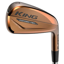 Cobra KING Forged TEC Copper Golf Irons - Left Handed