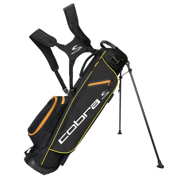 Compare prices on Cobra Ultralight Sunday Golf Stand Bag - Black Gold Fusion
