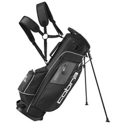 Cobra XL Golf Stand Bag - Black Grey