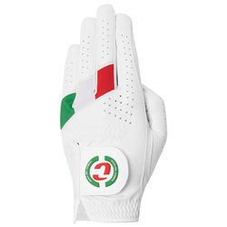 Duca Del Cosma Hybrid Pro Golf Glove - White Green Red