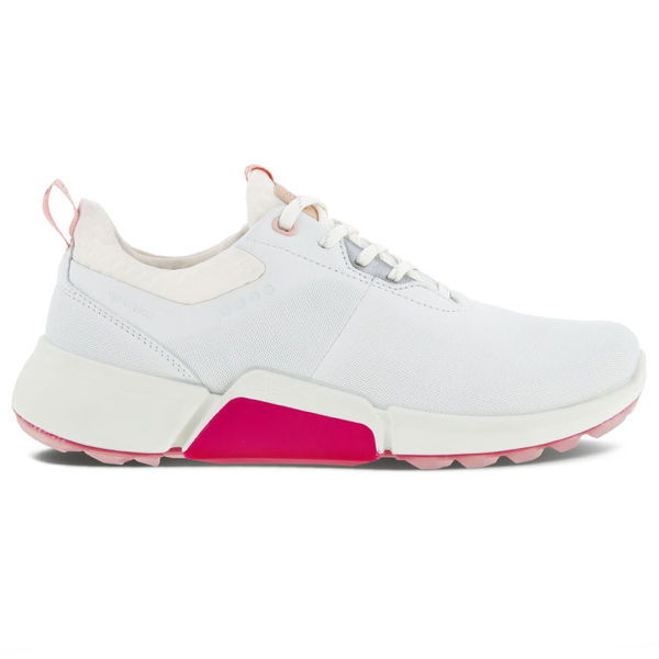 Compare prices on Ecco Ladies Biom H4 Golf Shoes - White Silver Pink - White Silver Pink