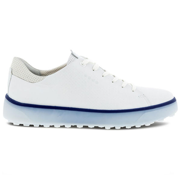 Compare prices on Ecco Tray Golf Shoes - White Blue Depths