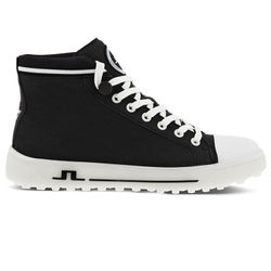 Ecco x J.Lindeberg High Tray Golf Shoes - Black White