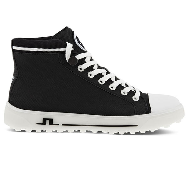 Compare prices on Ecco x J.Lindeberg High Tray Golf Shoes - Black White