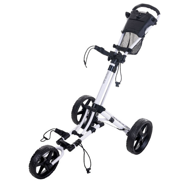 Compare prices on FastFold Trike 2.0 3 Wheel Golf Trolley - White Black