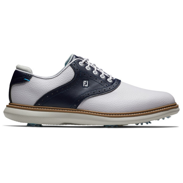 Compare prices on FootJoy FJ Traditions 57899 Golf Shoes - White Navy