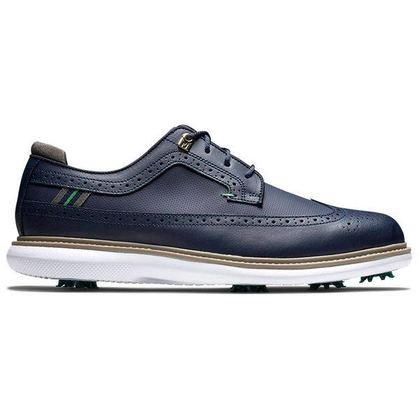 Compare prices on FootJoy FJ Traditions 57911 Golf Shoes - Navy
