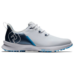 FootJoy Fuel Sport 55454 Golf Shoes - White Navy Blue