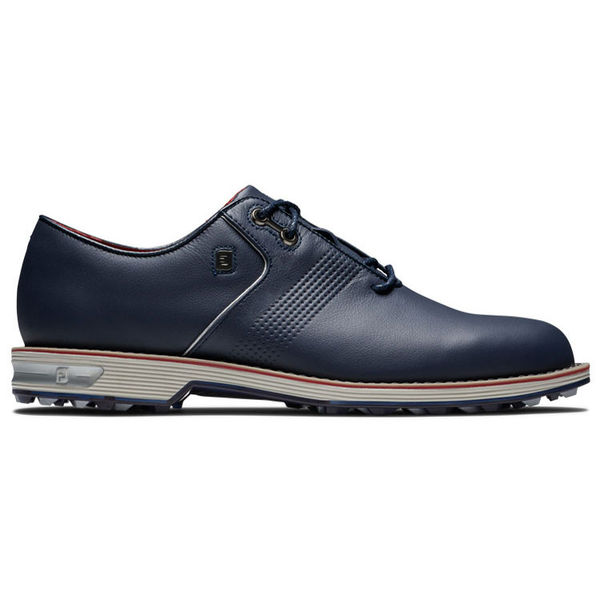 Compare prices on FootJoy Premiere Series Flint 53919 Golf Shoes - Navy Red